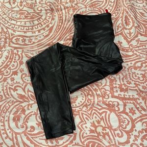 Spanx faux leather leggings